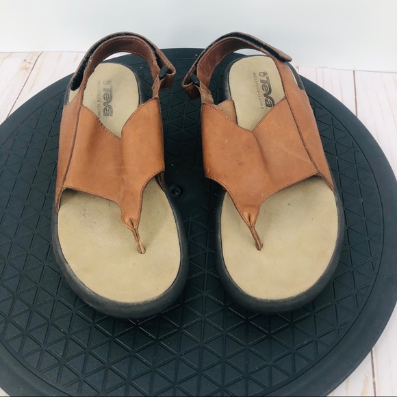 Teva Shoes - Teva Women’s brown leather sandals(Salani) Size 9